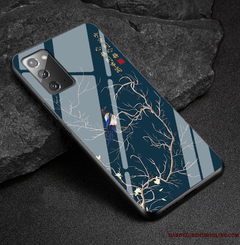 Etui Samsung Galaxy Note20 Tasker Telefonspejl, Cover Samsung Galaxy Note20 Beskyttelse Glas Tilpas