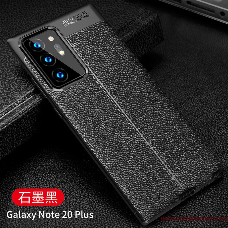 Etui Samsung Galaxy Note20 Ultra Læder Mønster Af Personlighed, Cover Samsung Galaxy Note20 Ultra Tasker Sort Telefon
