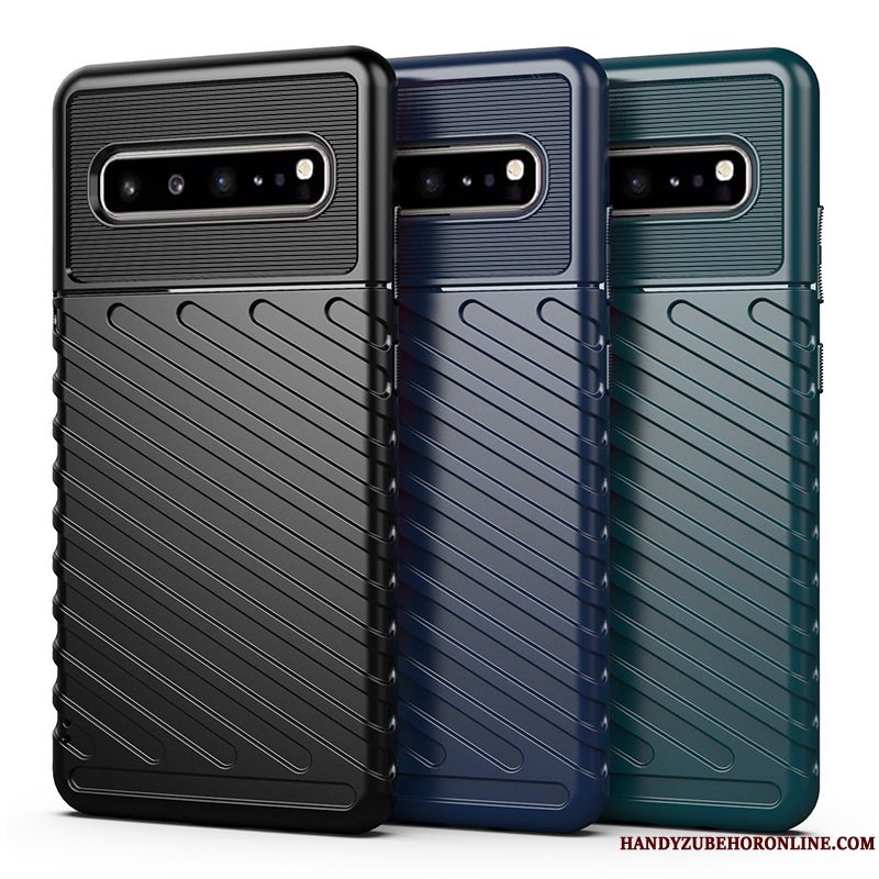 Etui Samsung Galaxy S10 5g Blød Sort Telefon, Cover Samsung Galaxy S10 5g