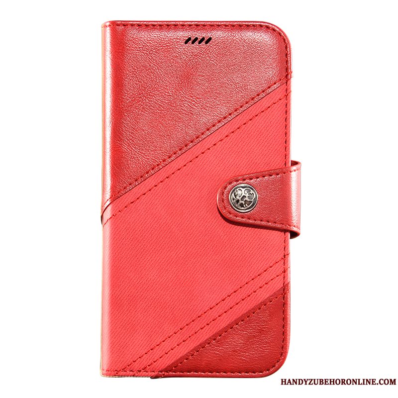 Etui Samsung Galaxy S10 5g Tasker Anti-fald Rød, Cover Samsung Galaxy S10 5g Folio