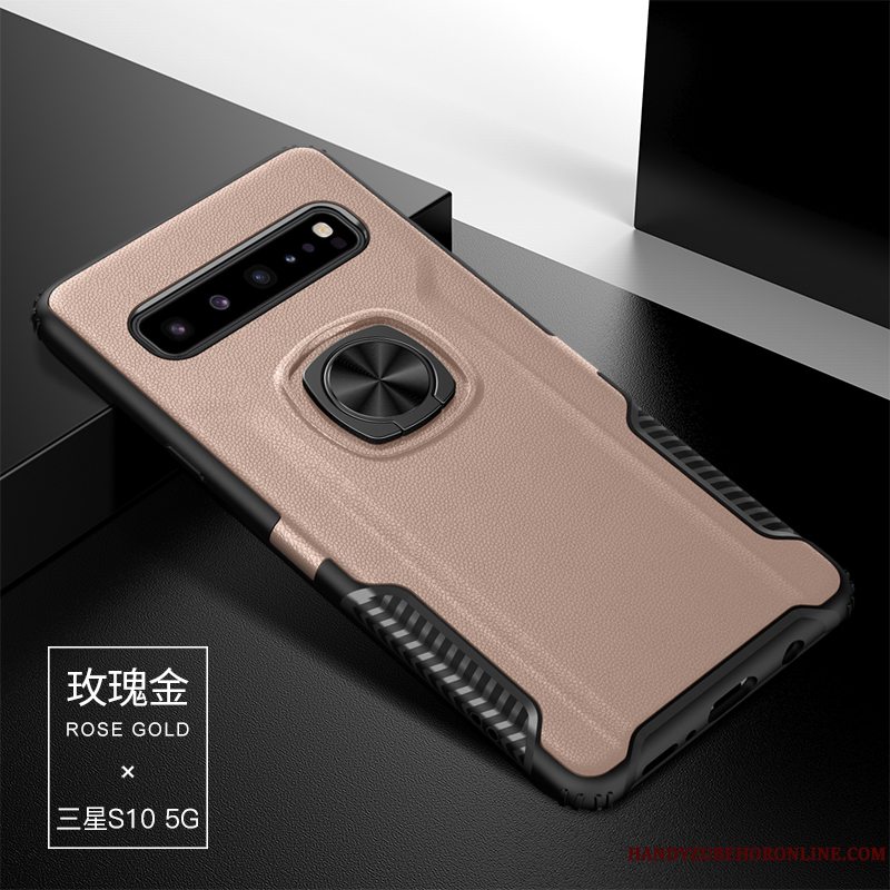 Etui Samsung Galaxy S10 5g Tasker Magnetisk Anti-fald, Cover Samsung Galaxy S10 5g Blød Trend Telefon