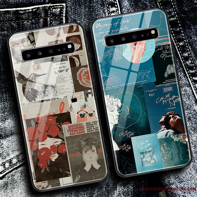 Etui Samsung Galaxy S10 5g Tasker Telefongrøn, Cover Samsung Galaxy S10 5g Glas