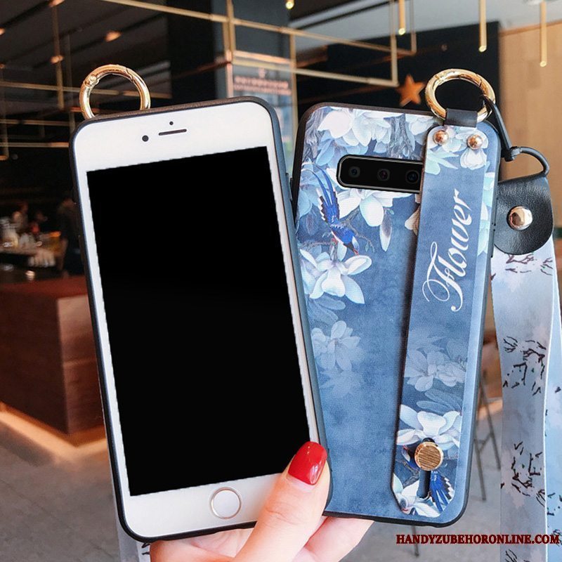 Etui Samsung Galaxy S10 Beskyttelse Ny Blå, Cover Samsung Galaxy S10 Kreativ Tynd Anti-fald