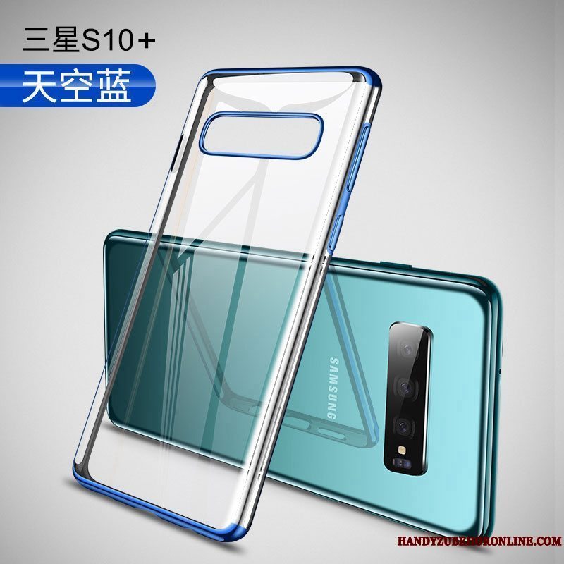 Etui Samsung Galaxy S10+ Blød Trend Tynd, Cover Samsung Galaxy S10+ Tasker Anti-fald Telefon