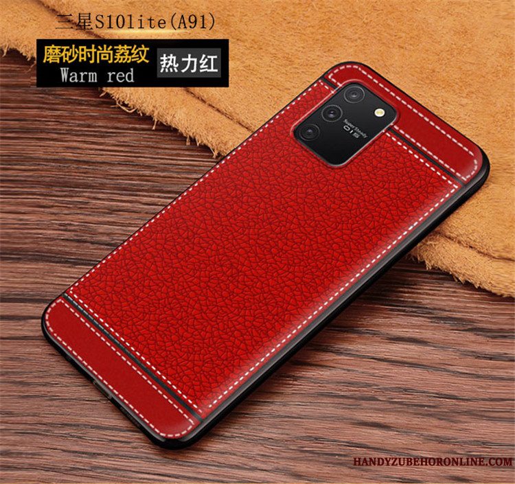 Etui Samsung Galaxy S10 Lite Beskyttelse Rød Anti-fald, Cover Samsung Galaxy S10 Lite Blød Mønster Af Personlighed