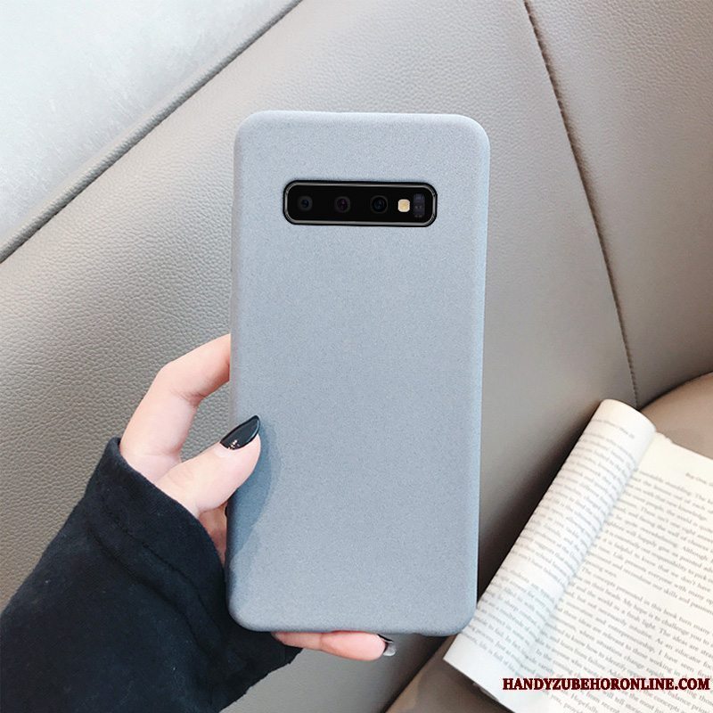 Etui Samsung Galaxy S10+ Tasker High End Tynd, Cover Samsung Galaxy S10+ Kreativ Nubuck Simple