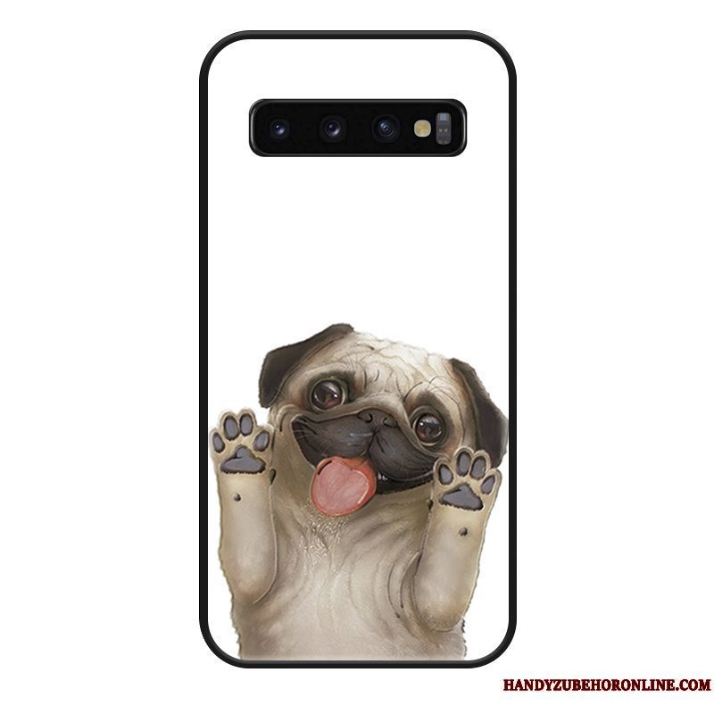 Etui Samsung Galaxy S10 Tasker Hund Hængende Ornamenter, Cover Samsung Galaxy S10 Cartoon Trendy Nuttet