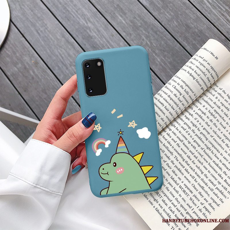 Etui Samsung Galaxy S20 Beskyttelse Anti-fald Regnbue, Cover Samsung Galaxy S20 Cartoon Blå Smuk