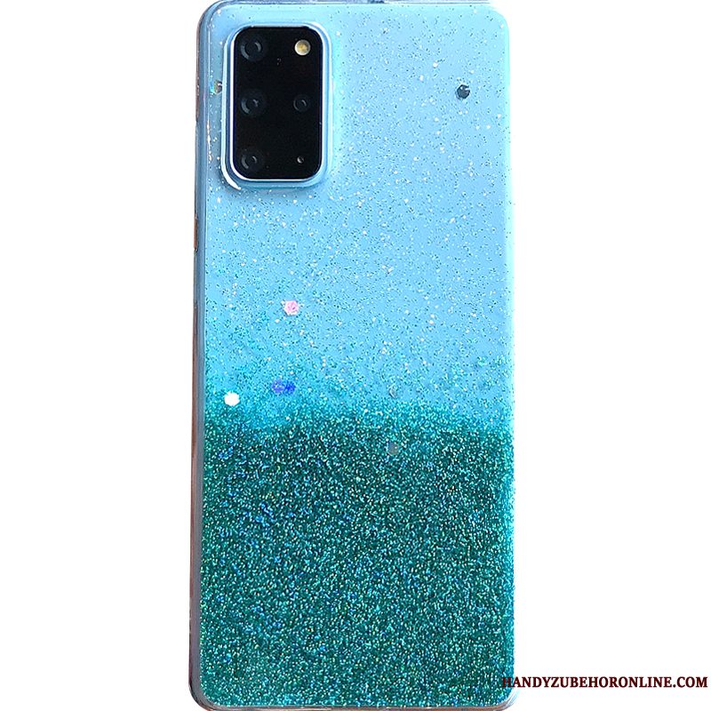Etui Samsung Galaxy S20+ Blød Gennemsigtig Gradient Farve, Cover Samsung Galaxy S20+ Silikone Trend Quicksand
