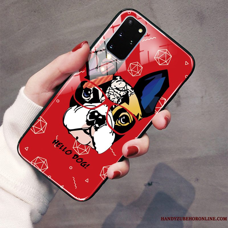 Etui Samsung Galaxy S20+ Blød Rød Glas, Cover Samsung Galaxy S20+ Cartoon Telefonsmuk