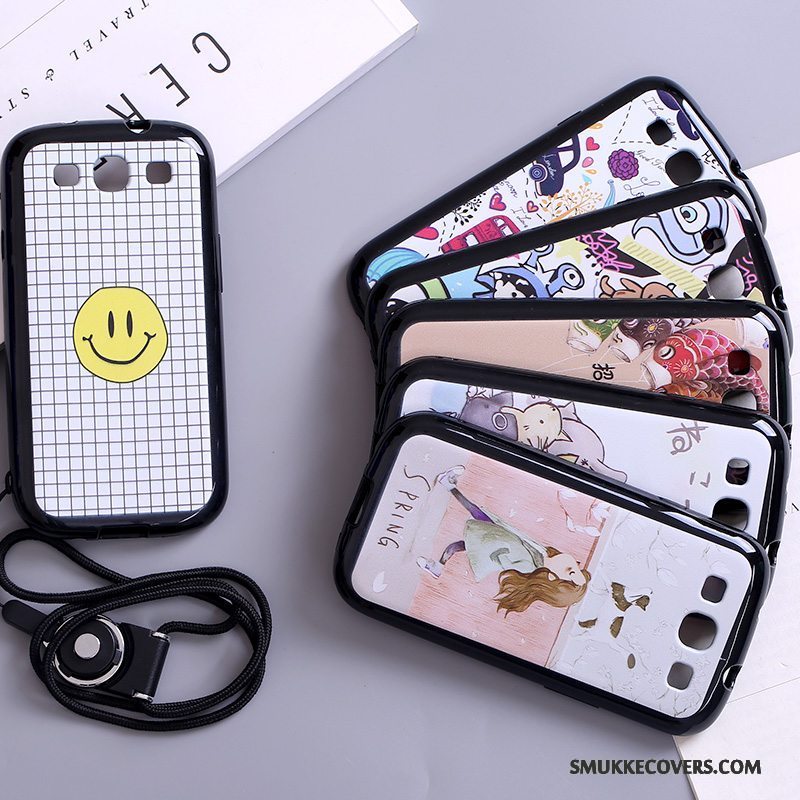 Etui Samsung Galaxy S3 Beskyttelse Telefonhængende Ornamenter, Cover Samsung Galaxy S3 Farve