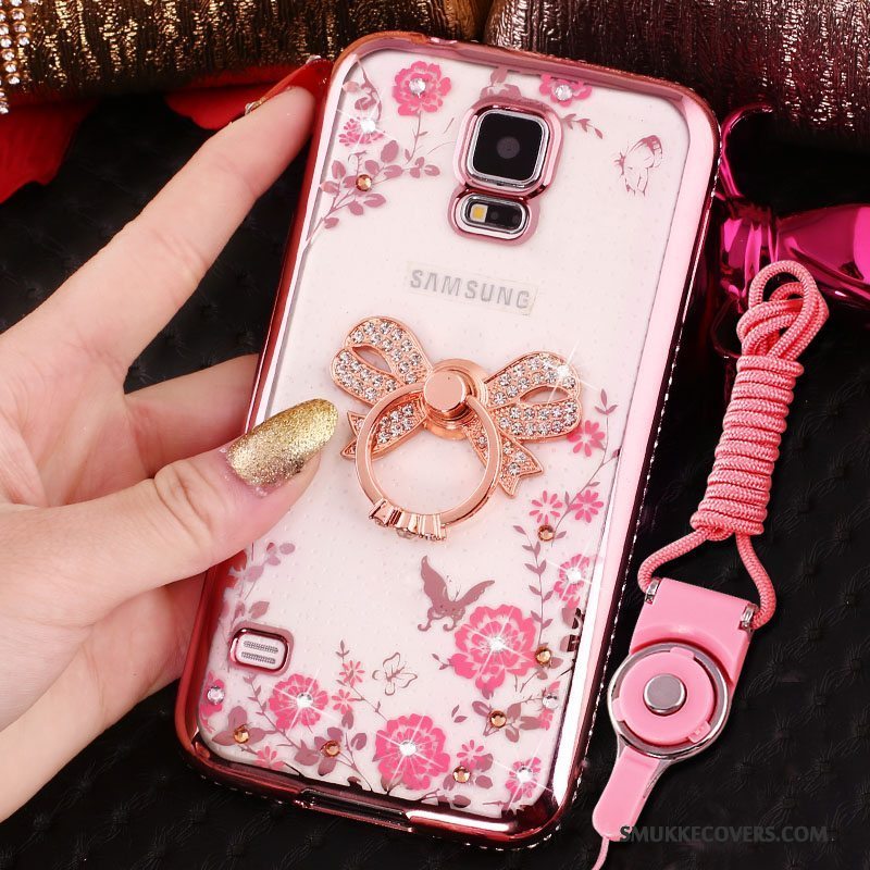 Etui Samsung Galaxy S4 Strass Lyserød Telefon, Cover Samsung Galaxy S4 Beskyttelse