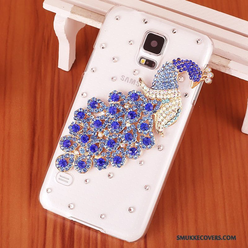 Etui Samsung Galaxy S5 Strass Hård Telefon, Cover Samsung Galaxy S5 Beskyttelse Trend Lilla