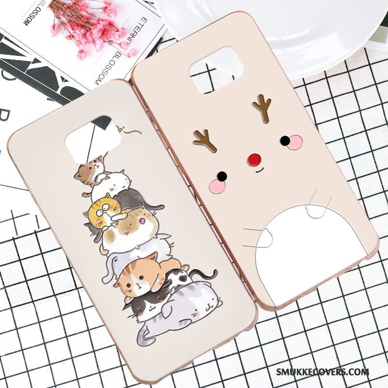 Etui Samsung Galaxy S6 Edge + Cartoon Telefonny, Cover Samsung Galaxy S6 Edge + Beskyttelse Hård Anti-fald