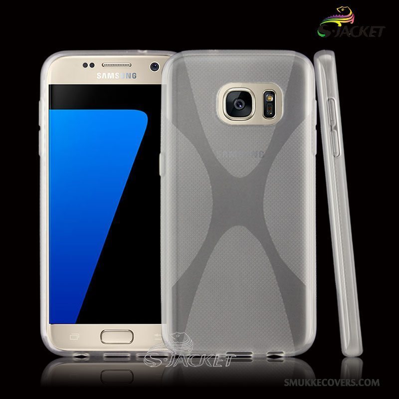 Etui Samsung Galaxy S7 Blød Skridsikre Grå, Cover Samsung Galaxy S7 Beskyttelse Telefon