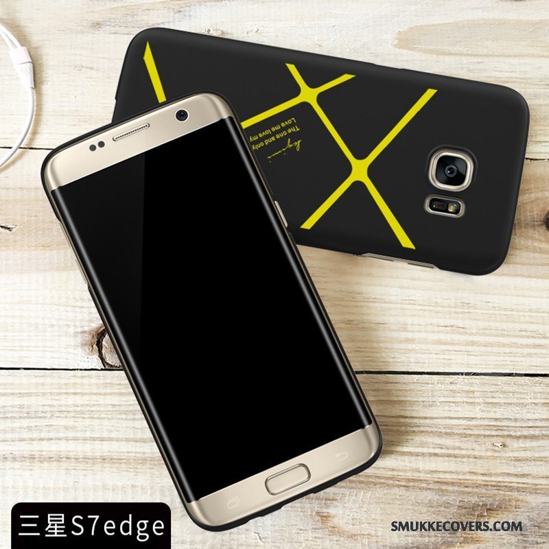 Etui Samsung Galaxy S7 Edge Beskyttelse Telefonanti-fald, Cover Samsung Galaxy S7 Edge Gul