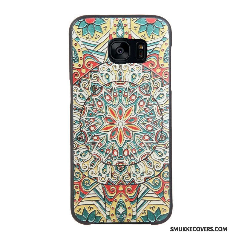 Etui Samsung Galaxy S7 Edge Farve Trend Telefon, Cover Samsung Galaxy S7 Edge Cartoon