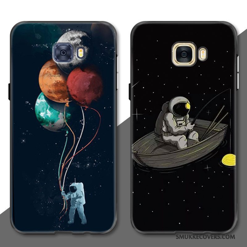 Etui Samsung Galaxy S7 Edge Kreativ Måned Anti-fald, Cover Samsung Galaxy S7 Edge Beskyttelse Af Personlighed Stjerneklar