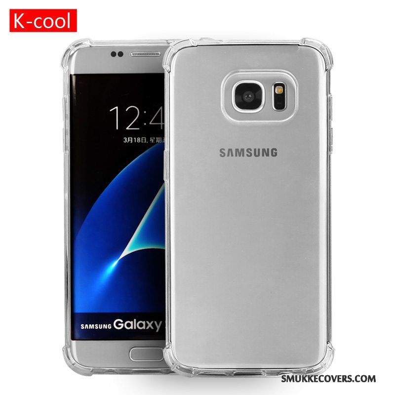 Etui Samsung Galaxy S7 Edge Tasker Anti-fald Gasbag, Cover Samsung Galaxy S7 Edge Blød Telefonlet Tynd