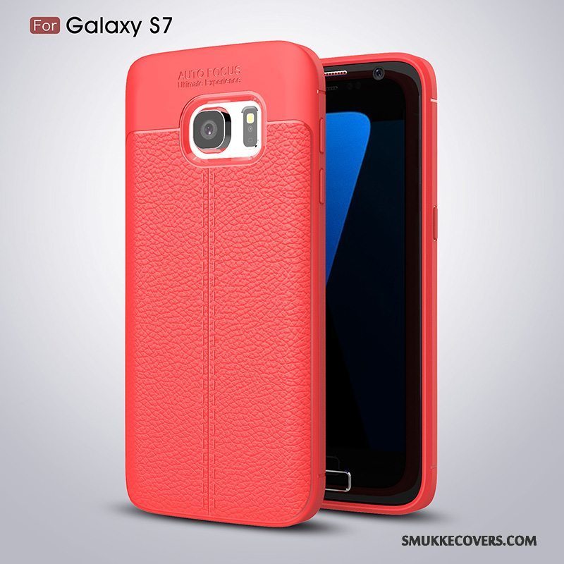 Etui Samsung Galaxy S7 Tasker Rød Anti-fald, Cover Samsung Galaxy S7 Kreativ Af Personlighed Telefon
