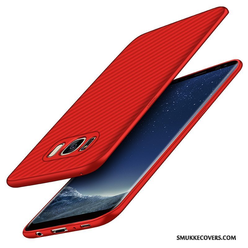 Etui Samsung Galaxy S7 Tasker Rød Telefon, Cover Samsung Galaxy S7 Beskyttelse Nubuck Trend