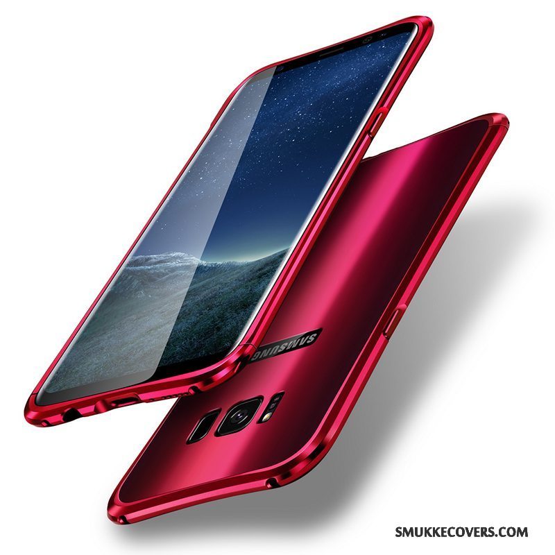 Etui Samsung Galaxy S8 Beskyttelse Af Personlighed Anti-fald, Cover Samsung Galaxy S8 Metal Rød Telefon