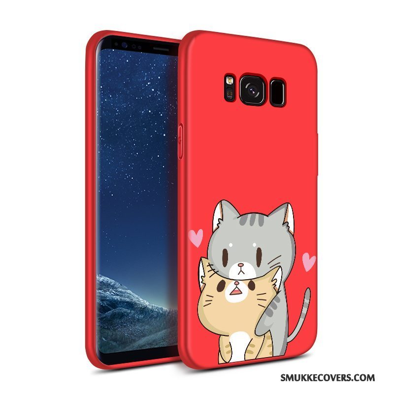 Etui Samsung Galaxy S8 Beskyttelse Anti-fald Telefon, Cover Samsung Galaxy S8 Blød Rød