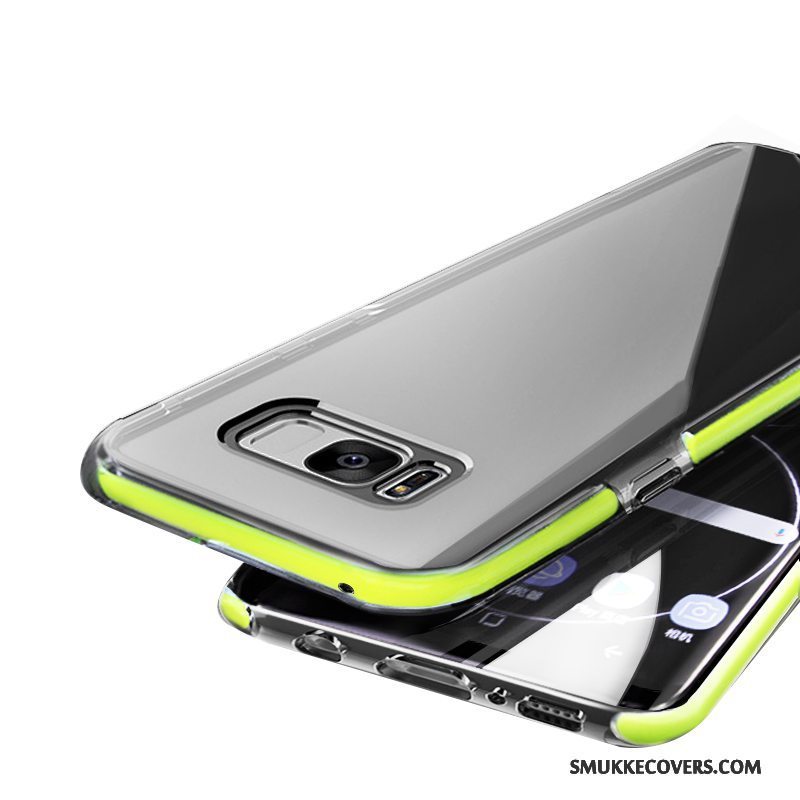 Etui Samsung Galaxy S8 Beskyttelse Anti-fald Telefon, Cover Samsung Galaxy S8 Silikone Grøn