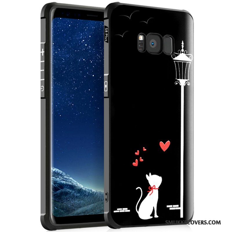 Etui Samsung Galaxy S8+ Beskyttelse Gasbag Anti-fald, Cover Samsung Galaxy S8+ Cartoon Sort Telefon