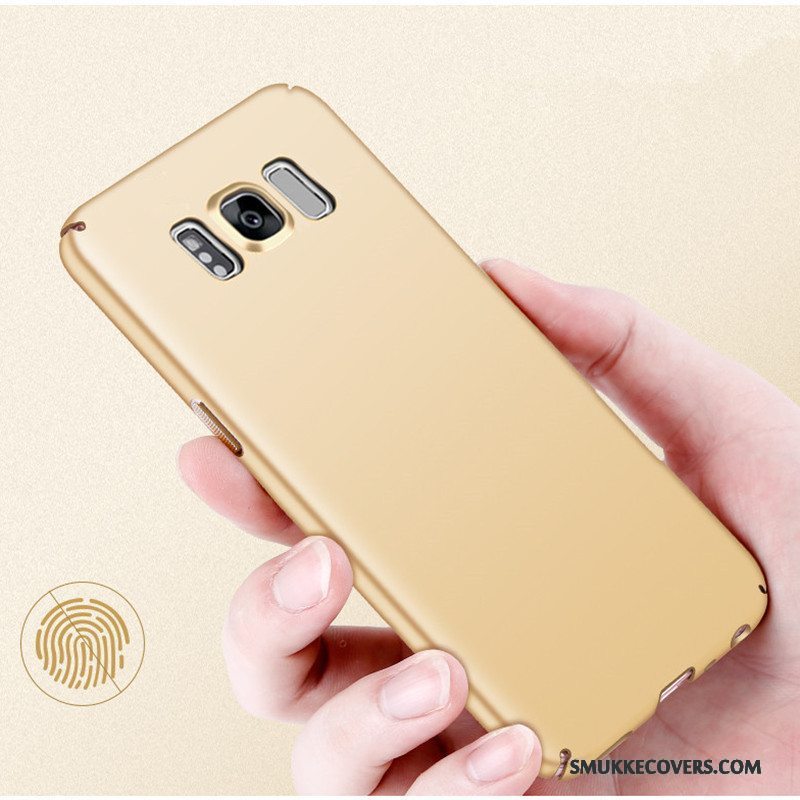 Etui Samsung Galaxy S8+ Beskyttelse Guld Nubuck, Cover Samsung Galaxy S8+ Hård Telefon