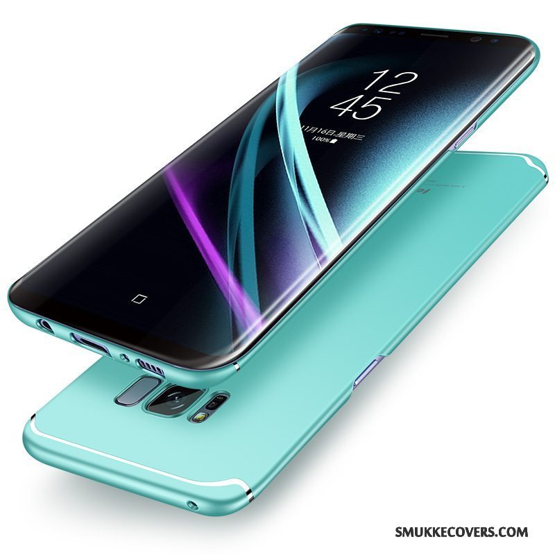 Etui Samsung Galaxy S8 Beskyttelse Lyse Nubuck, Cover Samsung Galaxy S8 Telefonblå
