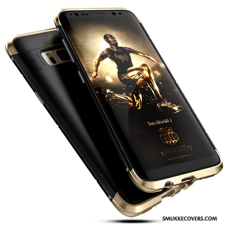 Etui Samsung Galaxy S8 Beskyttelse Telefonanti-fald, Cover Samsung Galaxy S8 Kreativ Sort Trendy