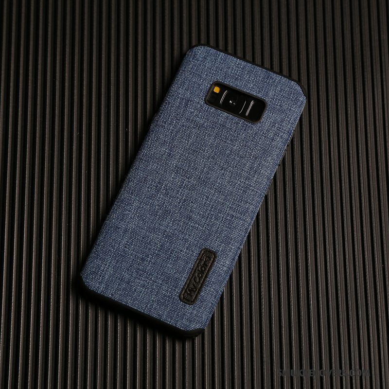 Etui Samsung Galaxy S8 Blød Af Personlighed Business, Cover Samsung Galaxy S8 Silikone Nubuck Bomuld Og Linned