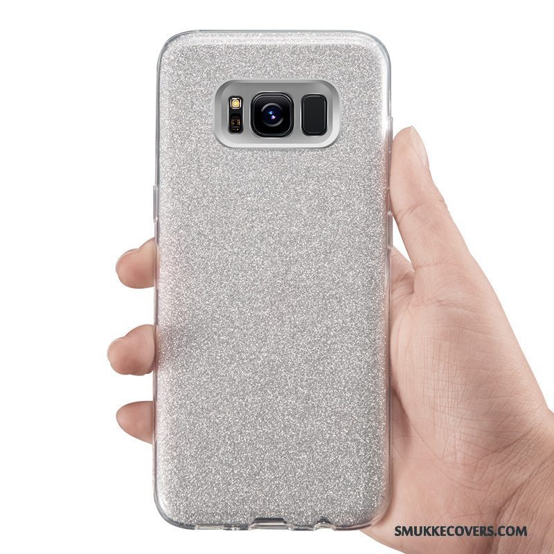 Etui Samsung Galaxy S8 Blød Anti-fald Af Personlighed, Cover Samsung Galaxy S8 Beskyttelse Gennemsigtig Sølv