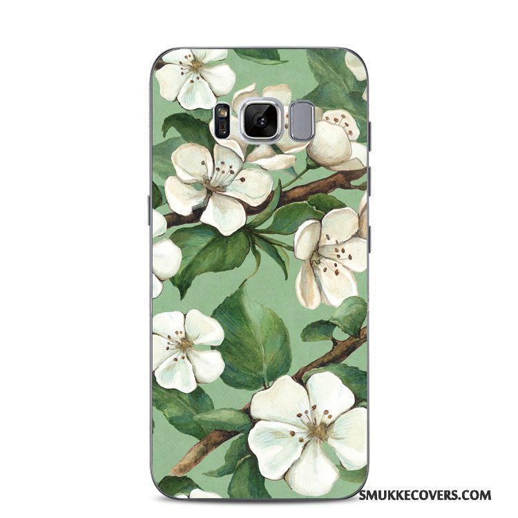 Etui Samsung Galaxy S8+ Blød Lyse Blæk, Cover Samsung Galaxy S8+ Beskyttelse Telefongrøn