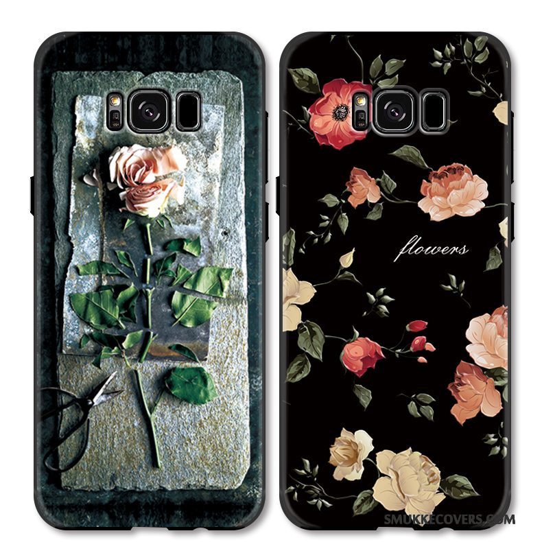 Etui Samsung Galaxy S8 Farve Hængende Ornamenter Blomster, Cover Samsung Galaxy S8 Luksus Anti-fald Telefon