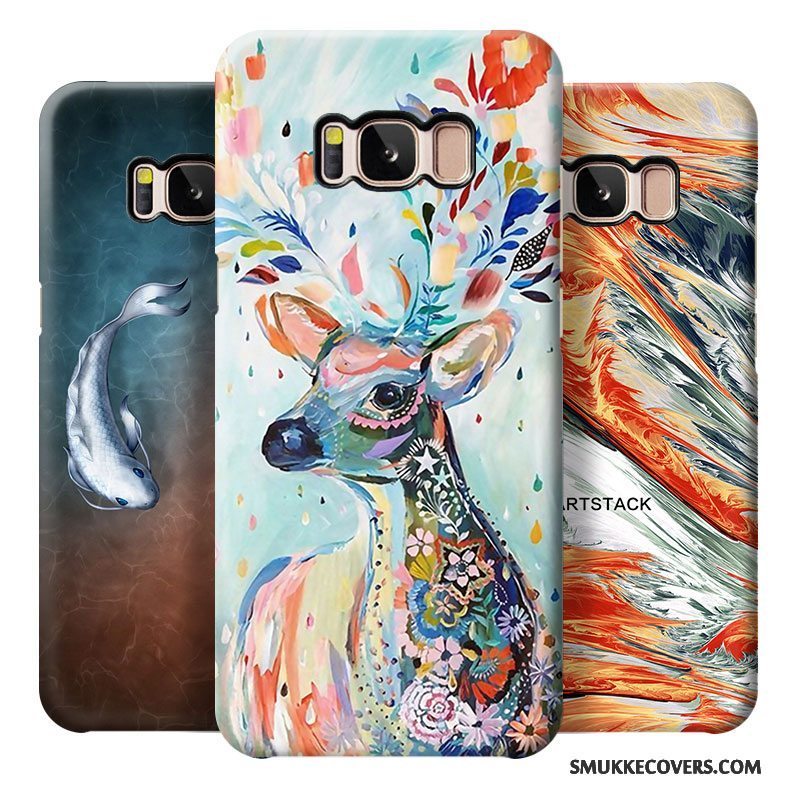 Etui Samsung Galaxy S8+ Farve Telefonnubuck, Cover Samsung Galaxy S8+ Kreativ Af Personlighed Hård