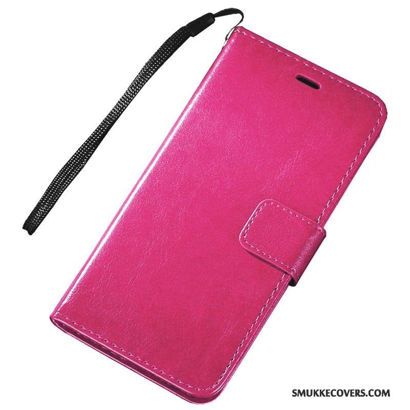 Etui Samsung Galaxy S8+ Folio Rød, Cover Samsung Galaxy S8+ Læder