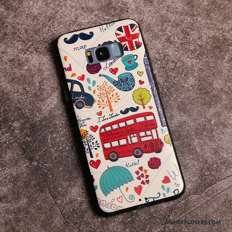 Etui Samsung Galaxy S8+ Kreativ Telefonaf Personlighed, Cover Samsung Galaxy S8+ Farve Nubuck Trend