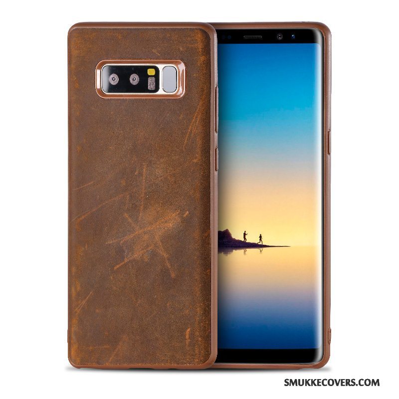 Etui Samsung Galaxy S8 Læder Af Personlighed Trendy, Cover Samsung Galaxy S8 Kreativ Telefonanti-fald