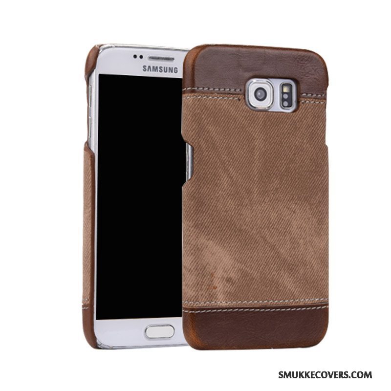 Etui Samsung Galaxy S8+ Læder Anti-fald Nubuck, Cover Samsung Galaxy S8+ Beskyttelse Telefontynd