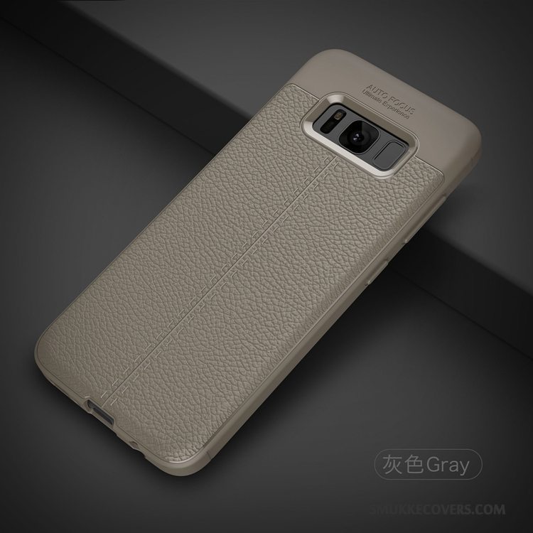 Etui Samsung Galaxy S8 Tasker Anti-fald Grå, Cover Samsung Galaxy S8 Silikone Telefon