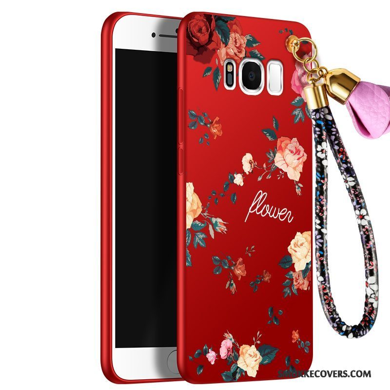 Etui Samsung Galaxy S8+ Tasker Anti-fald Rød, Cover Samsung Galaxy S8+ Silikone Trend Telefon