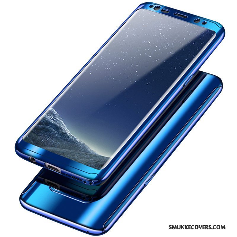 Etui Samsung Galaxy S8 Tasker Anti-fald Tynd, Cover Samsung Galaxy S8 Kreativ Telefonblå