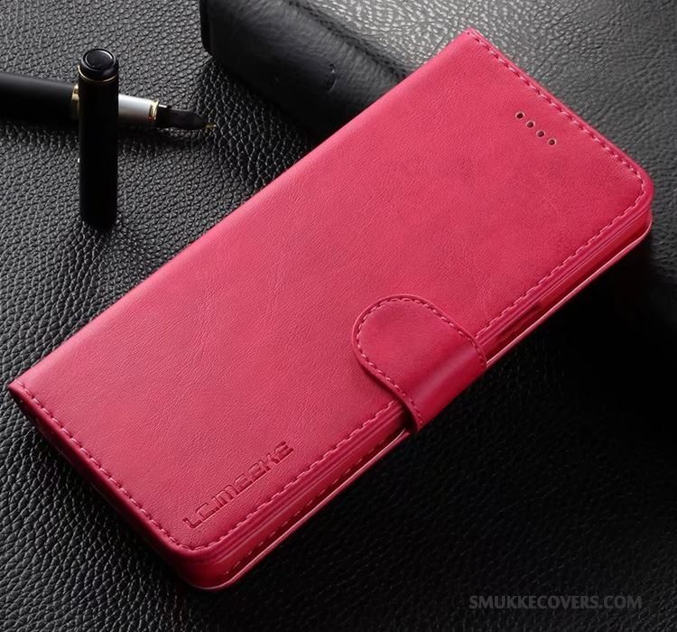 Etui Samsung Galaxy S9 Beskyttelse Anti-fald Rød, Cover Samsung Galaxy S9 Læder Telefon