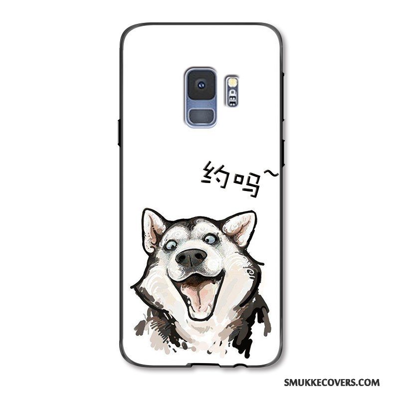 Etui Samsung Galaxy S9 Beskyttelse Elskeren Frisk, Cover Samsung Galaxy S9 Malet Hvid Morsom