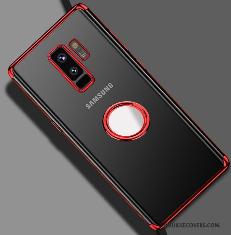 Etui Samsung Galaxy S9+ Beskyttelse Ring Anti-fald, Cover Samsung Galaxy S9+ Support Gennemsigtig Telefon