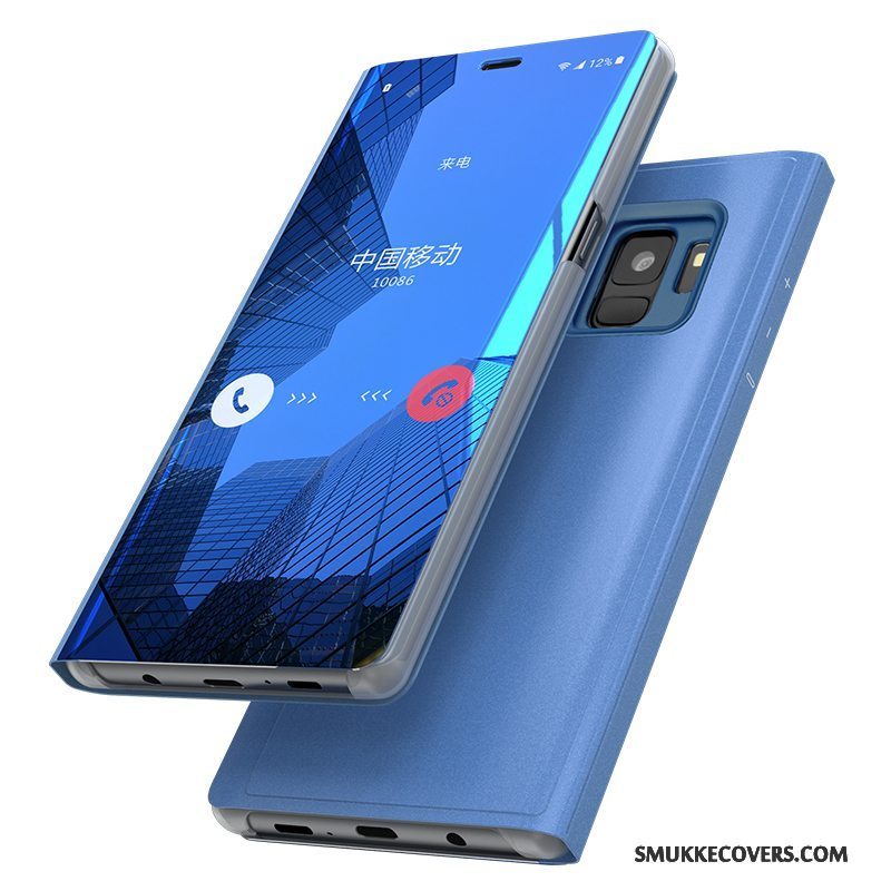 Etui Samsung Galaxy S9 Beskyttelse Spejl Af Personlighed, Cover Samsung Galaxy S9 Tasker Telefonmørkeblå