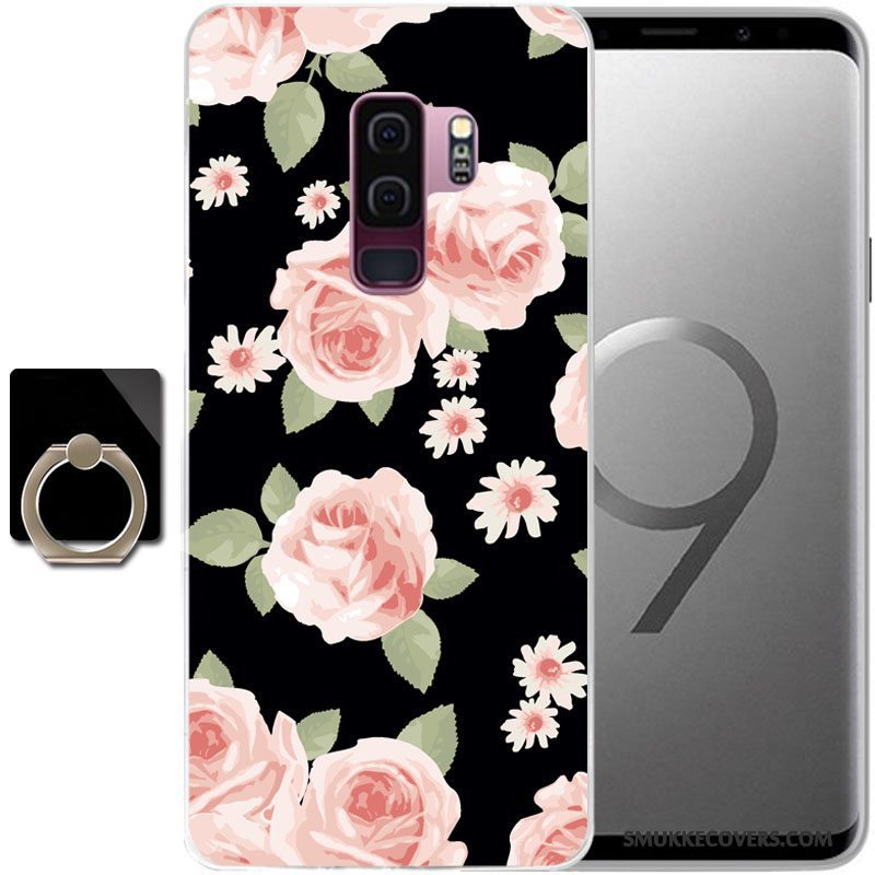 Etui Samsung Galaxy S9 Blød Anti-fald Sort, Cover Samsung Galaxy S9 Malet Af Personlighed Telefon