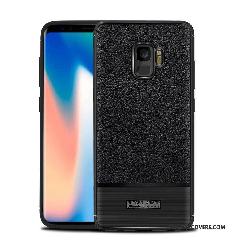 Etui Samsung Galaxy S9+ Blød Telefonanti-fald, Cover Samsung Galaxy S9+ Beskyttelse Sort Af Personlighed